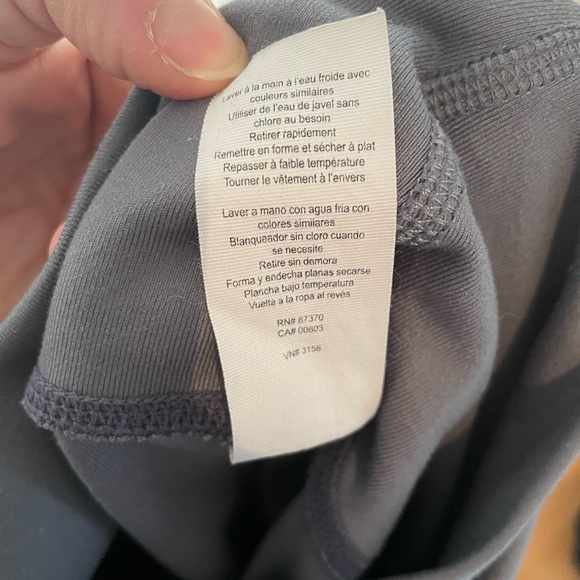 ALO yoga grey gray leggings size L with flaws - Picture 5 of 5